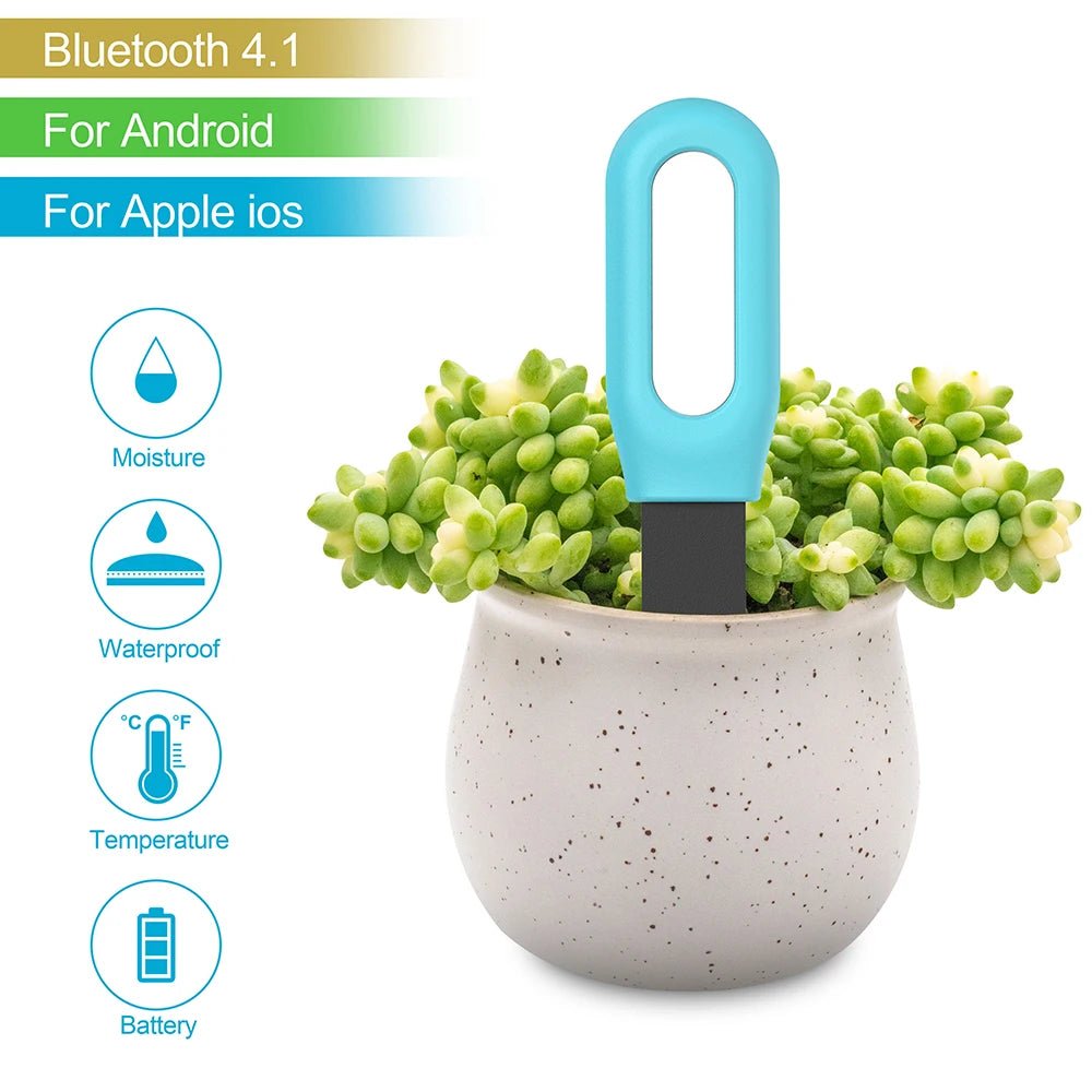Testeur de sol intelligent BrightGrow en temps réel — Humidité, température et nutriments