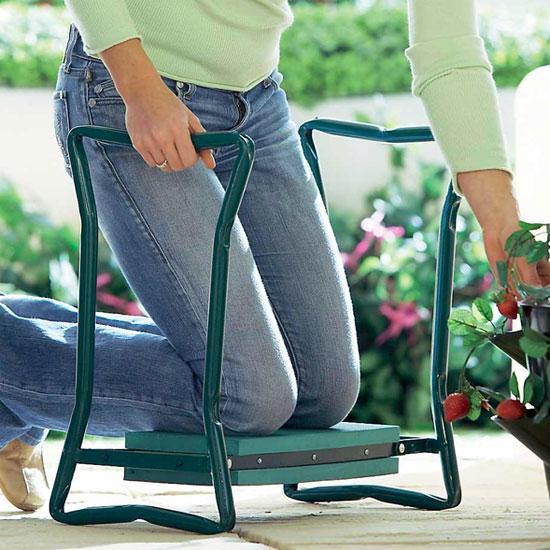 Garden Seat and Knee Pad Combo with Storage Bag - Euroselle