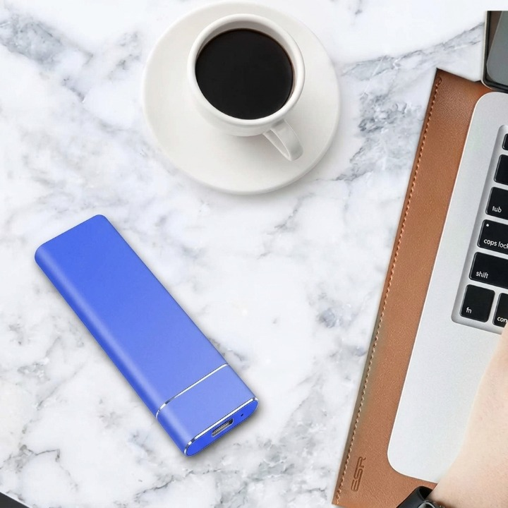 8 TB Portable Solid State Drive — USB-C High-Speed Storage, Aluminum Housing