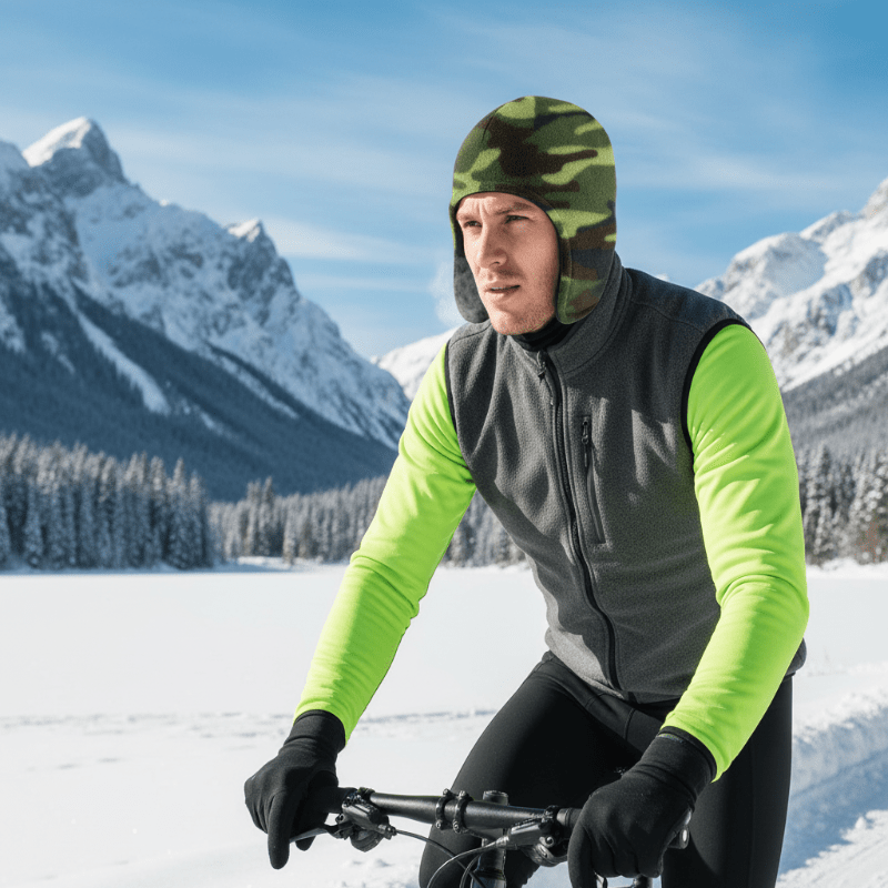 ThermaCore Fleece Cap — Double-Layer Construction, Dual Ear Protection
