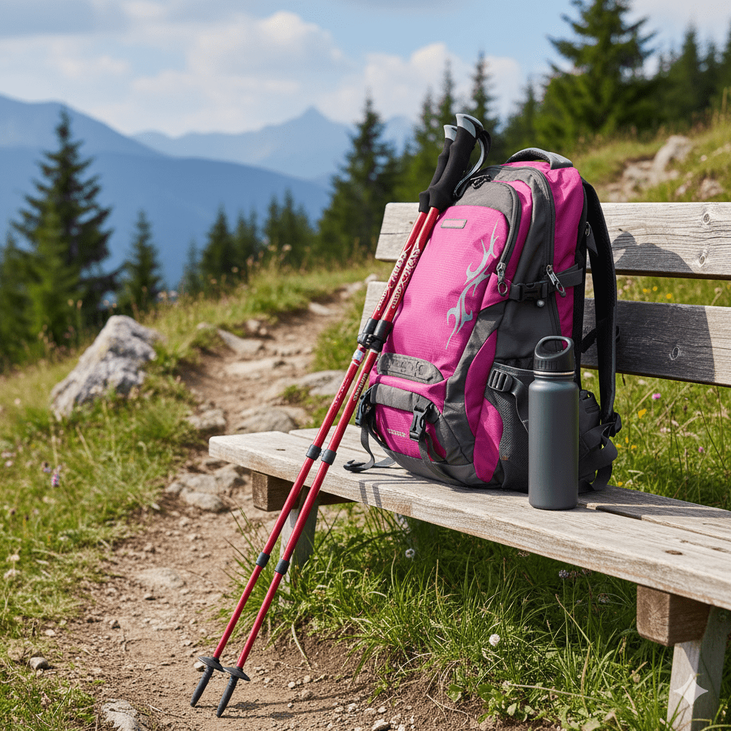 Bâtons de trekking réglables SummitTrail — Légers, stables et confortables