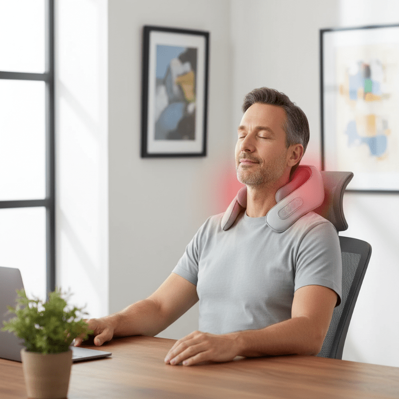 Aurora Electric Shiatsu Massager — Wrap-Style, Deep Pressure, Vibration & Magnetic Heat