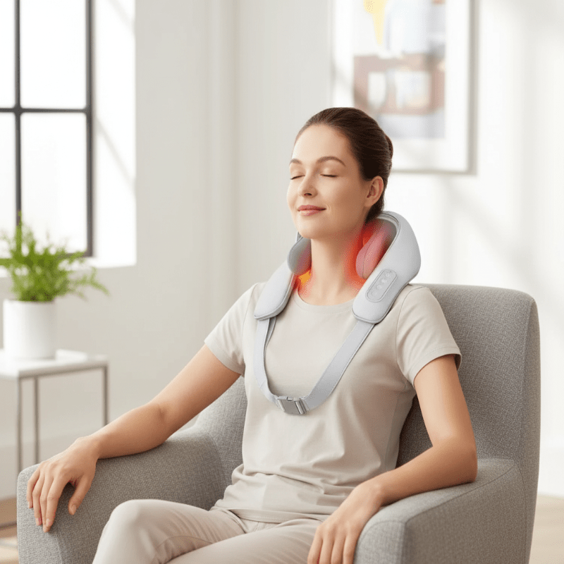 Aurora Electric Shiatsu Massager — Wrap-Style, Deep Pressure, Vibration & Magnetic Heat