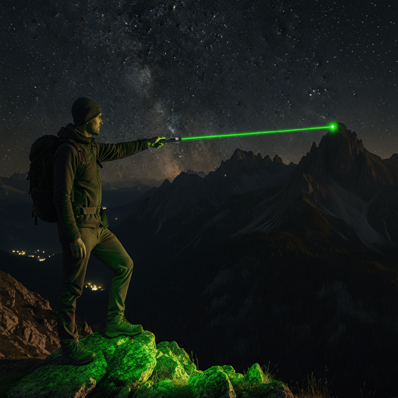 Nastavitelné laserové ukazovátko NovaPoint — dosah 10 000 metrů