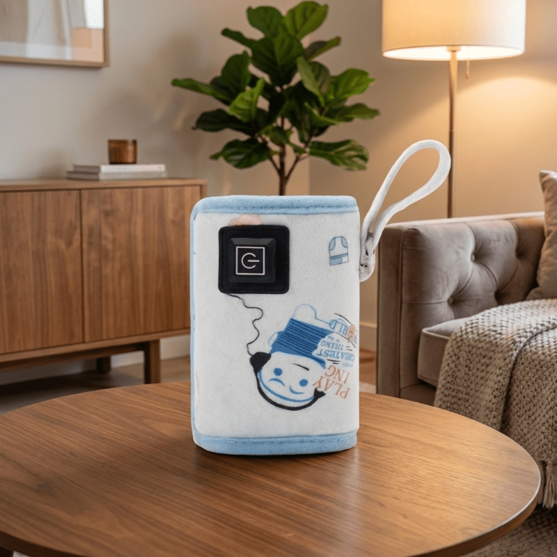 Calientabiberones portátil LumaNest — Diseño compacto, tres niveles de temperatura ajustables