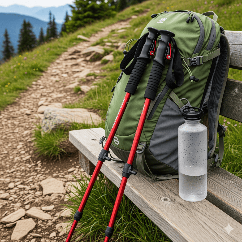 Bâtons de trekking réglables SummitTrail — Légers, stables et confortables