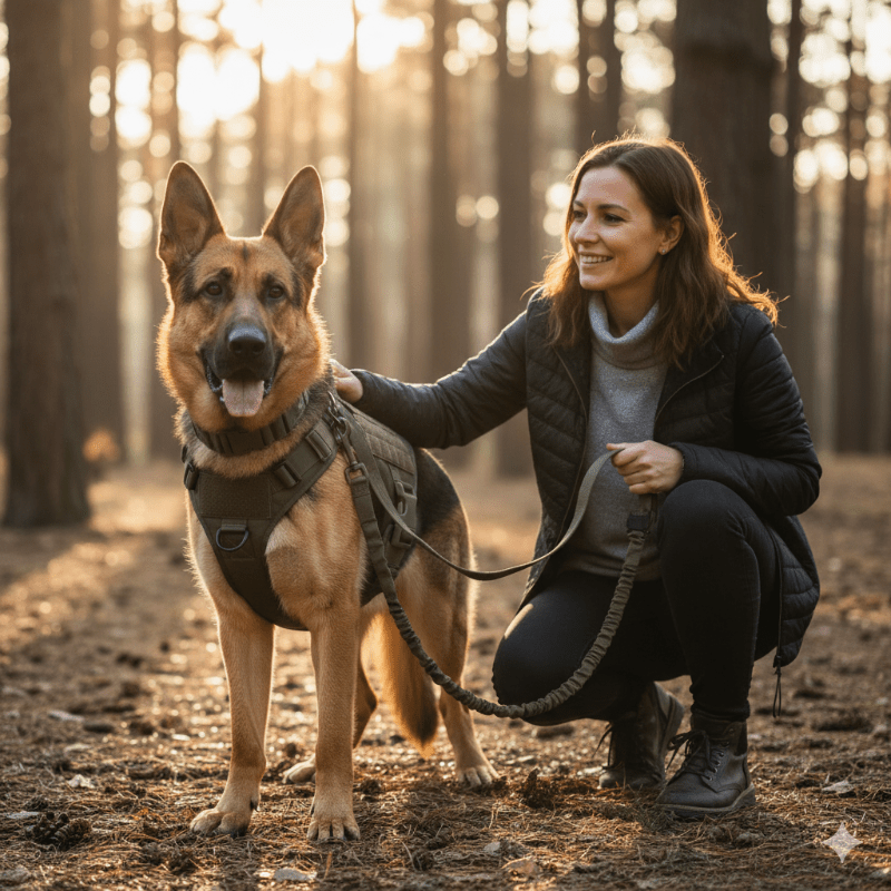 Harnais de dressage pour chien SteadyPaw — Résistance renforcée et ajustement anti-frottement