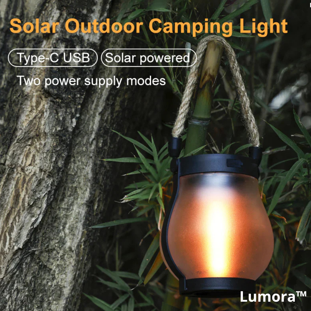 11-Inch solární LED lucerna s efektem plamene – vodotěsná, soumrakový senzor