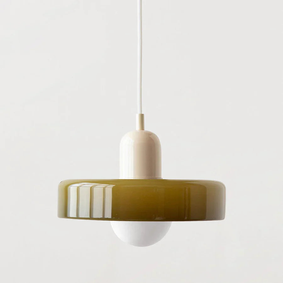 Nordiquea Glass Ceiling Pendant Lamp Adjustable Suspension