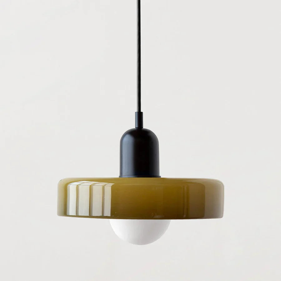 Nordiquea Glass Ceiling Pendant Lamp Adjustable Suspension