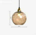 Elegant Glass Ball Hanging Lamp LumenSphere Pendant Light