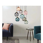 Elegant Glass Ball Hanging Lamp LumenSphere Pendant Light