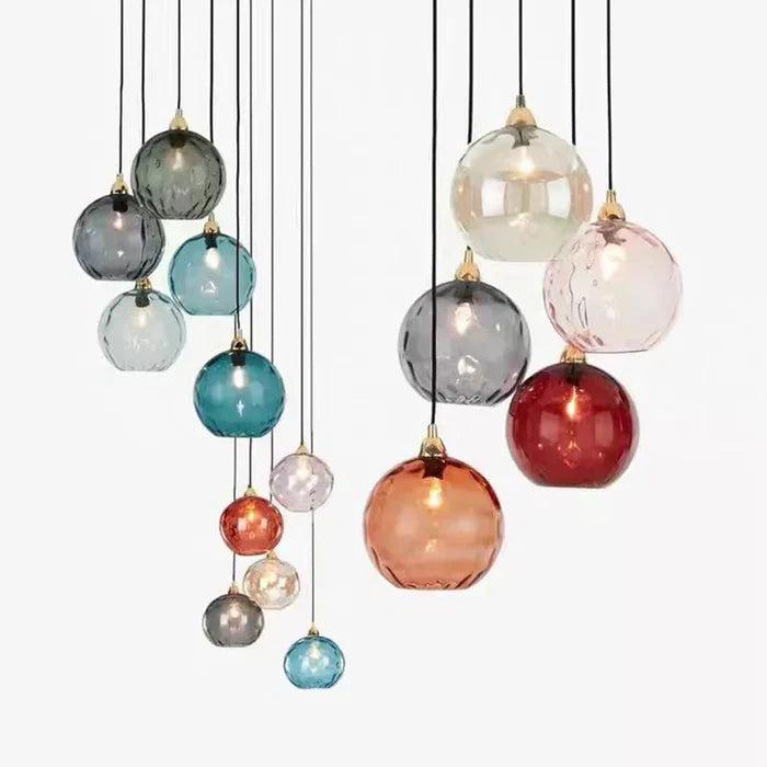 Elegant Glass Ball Hanging Lamp LumenSphere Pendant Light