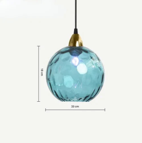 Elegant Glass Ball Hanging Lamp LumenSphere Pendant Light