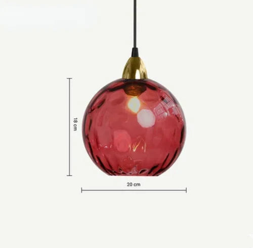Elegant Glass Ball Hanging Lamp LumenSphere Pendant Light