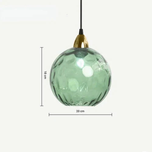 Elegant Glass Ball Hanging Lamp LumenSphere Pendant Light