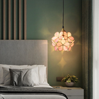 Petale Glass Pendant Light by Lirene Vintage Modern