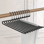 Stainless Steel Z-Shaped Pants Hanger 10 Pack - Euroselle