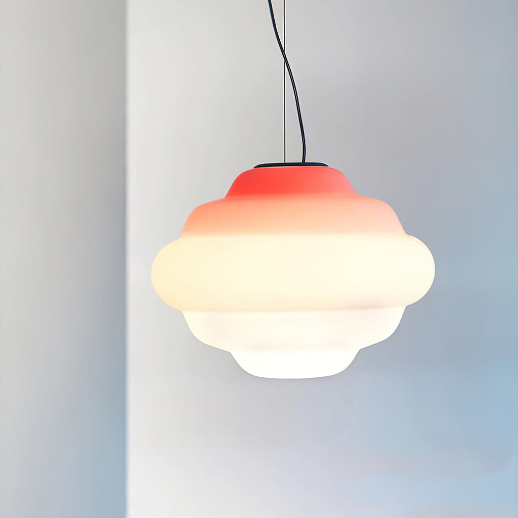 Aurielle Cloud Gradient Matte Glass Pendant Light Series