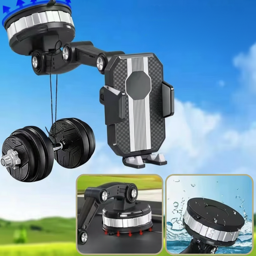 Universelle Auto-Handyhalterung mit 360° verstellbarer Rotation - Euroselle