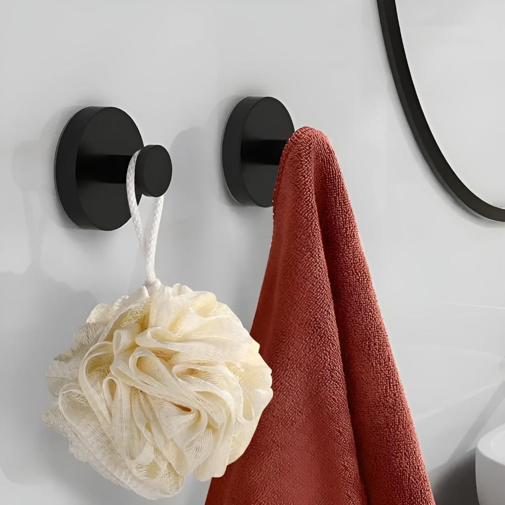 Stainless Steel Vacuum Seal Shower Hooks - Euroselle