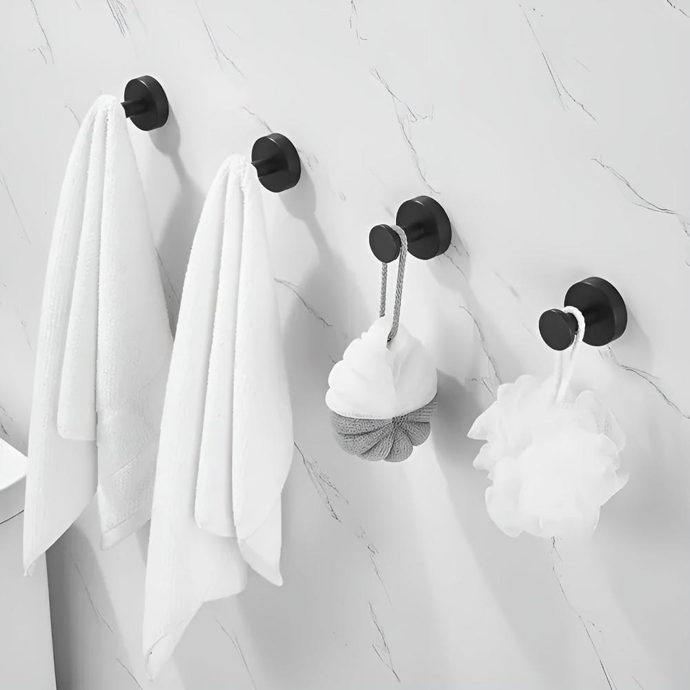Stainless Steel Vacuum Seal Shower Hooks - Euroselle