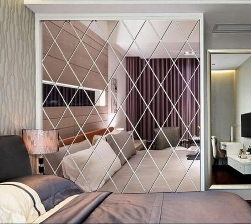LumaShape 3D Wall Mirror — Layered Geometric Mirror Panels