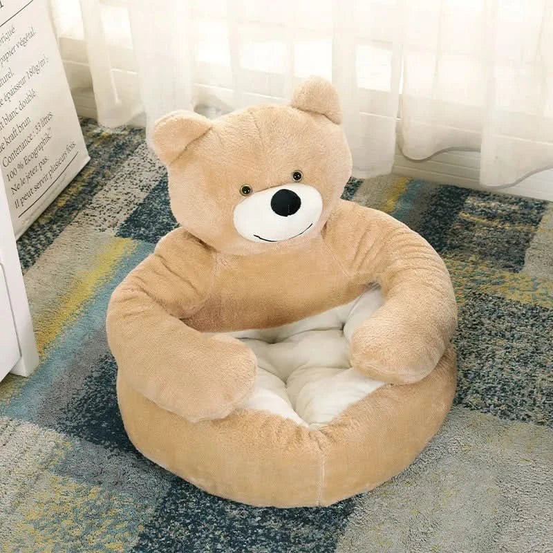 CozyNest Cat Bed — Raised Edge Design, Removable Washable Cover