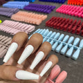 NovaNail Matte Press-On-Nägel — 24-teiliges Braut-Set