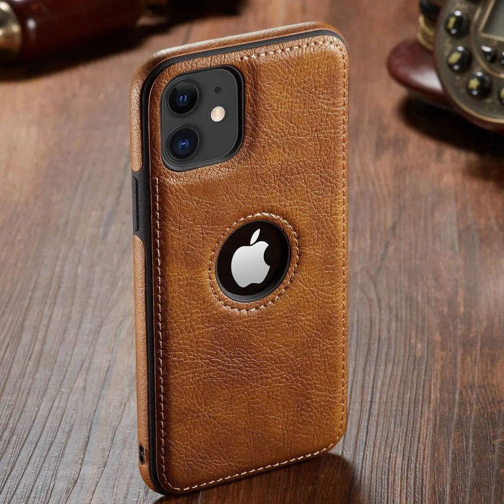 レザー製フィット iPhone 11 / 11 Pro / 11 Pro Max シェル - エッジガード