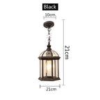 Waterproof Garden Pendant Light