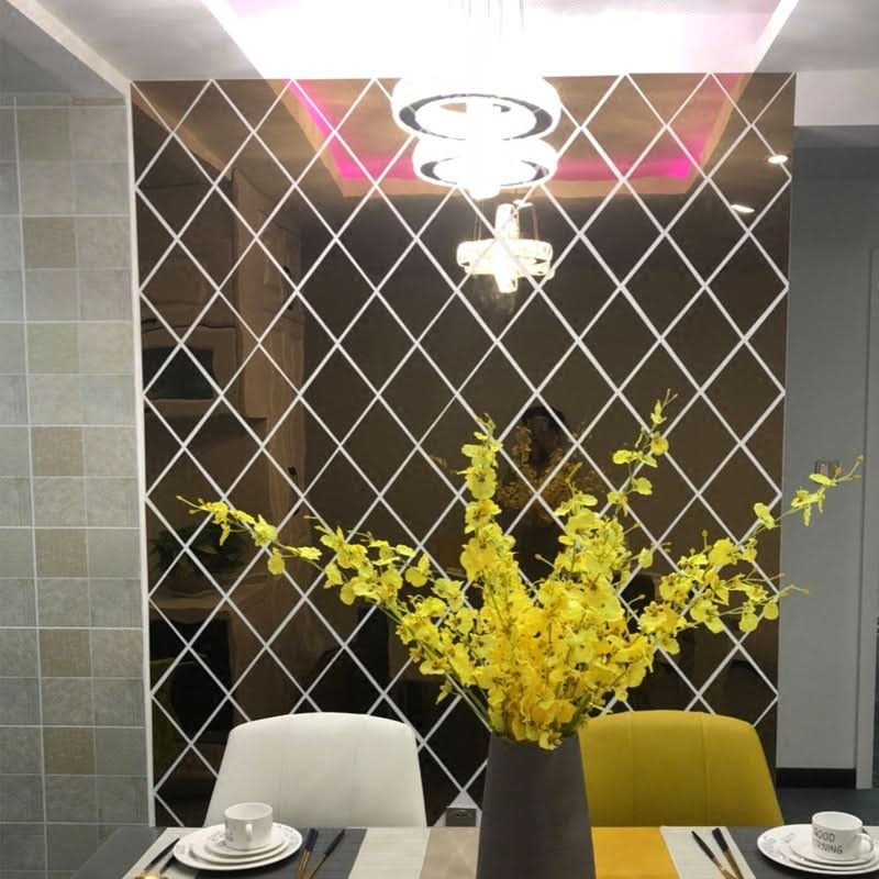 LumaShape 3D Wall Mirror — Layered Geometric Mirror Panels