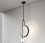 Modern Gold Ring Pendant Light