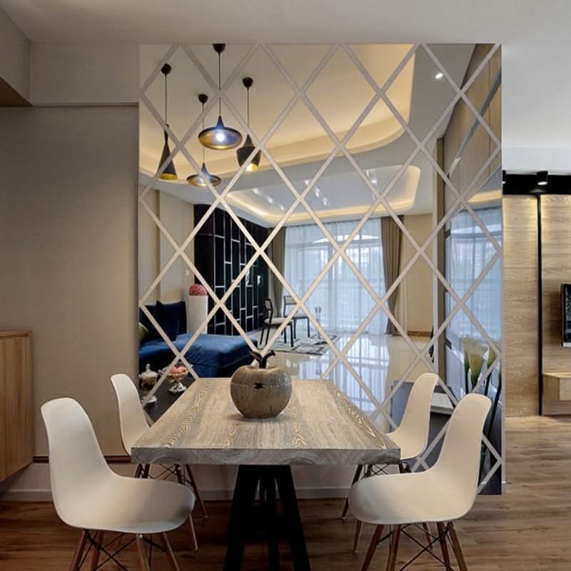 LumaShape 3D Wall Mirror — Layered Geometric Mirror Panels