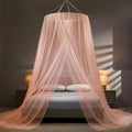 Mosquitera plegable para cama doble — diseño portátil y compacto
