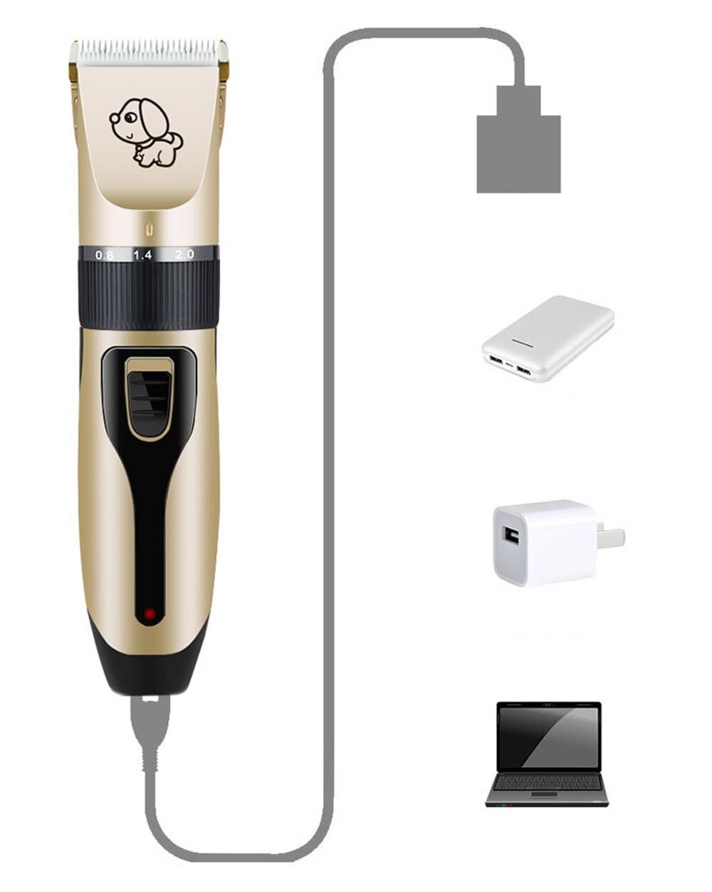 PawsPro Groomer Pro Dog Trimmer — All-Fur Trimming & Brushing