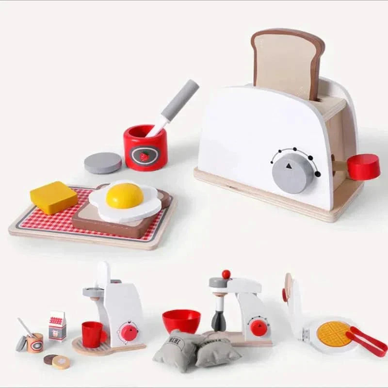 Set de cocina de madera realista ChefNest — Juego creativo sin pantallas