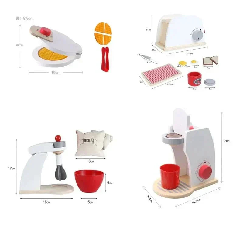 Set de cocina de madera realista ChefNest — Juego creativo sin pantallas