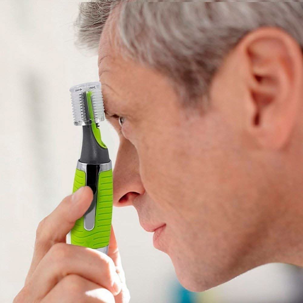 NoseEdge Pro Precision Nose And Ear Trimmer — LED Light, Gentle Hair Removal