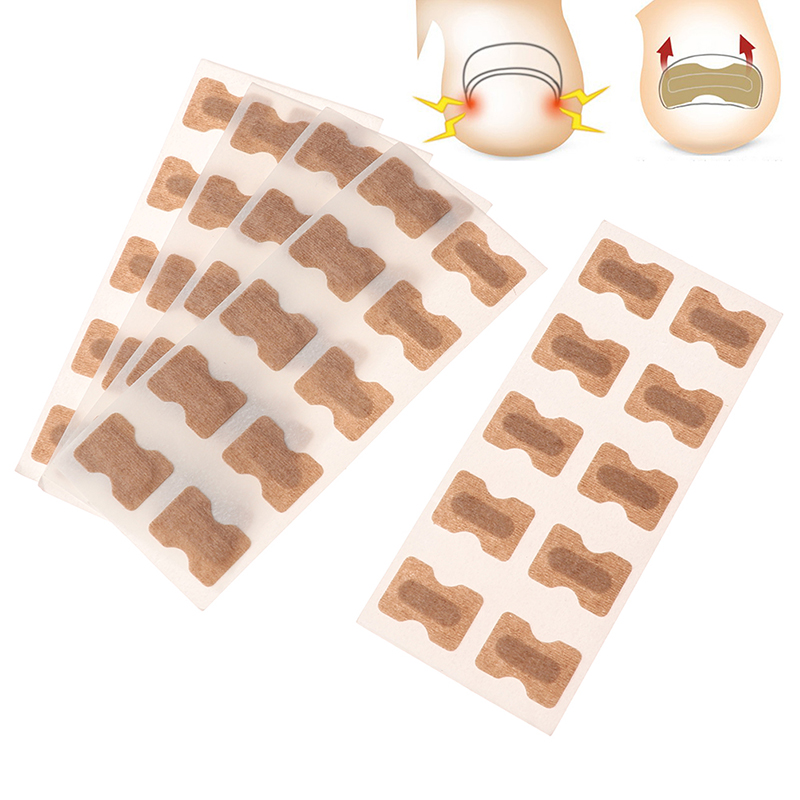 Justeringsstrips for tånegler — selvklebende plaster for et jevnt utseende