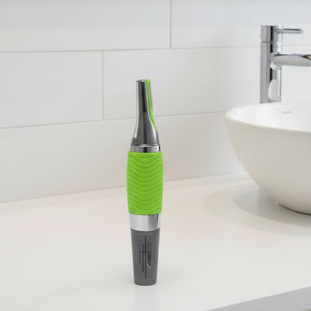 NoseEdge Pro Precision Nose And Ear Trimmer — LED Light, Gentle Hair Removal
