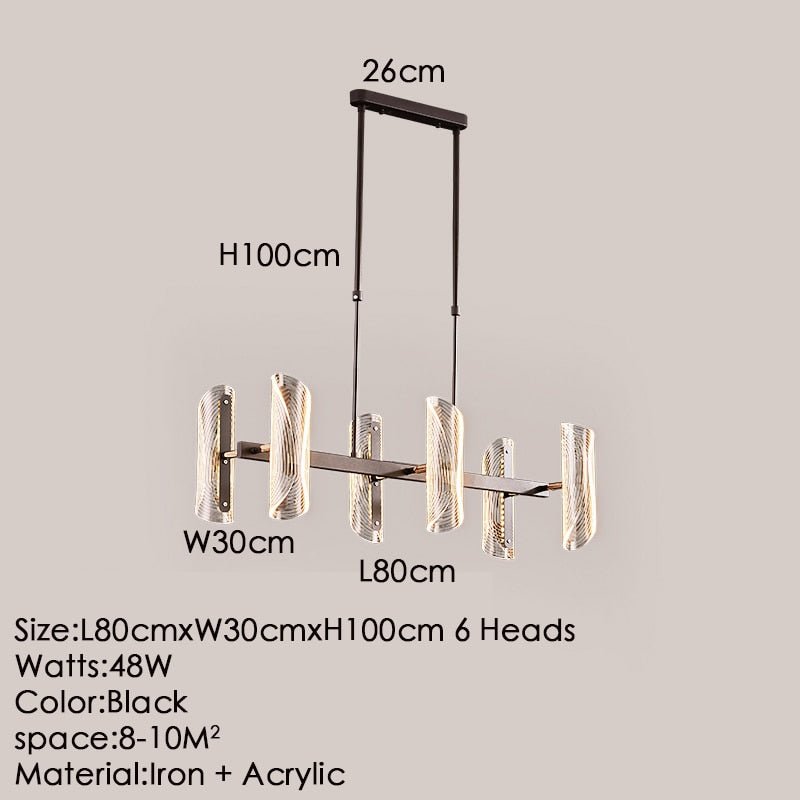 Acrylic Transformable Pendant Light lamp (Copy)
