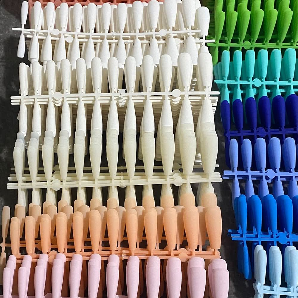 NovaNail Matte Press-On-Nägel — 24-teiliges Braut-Set