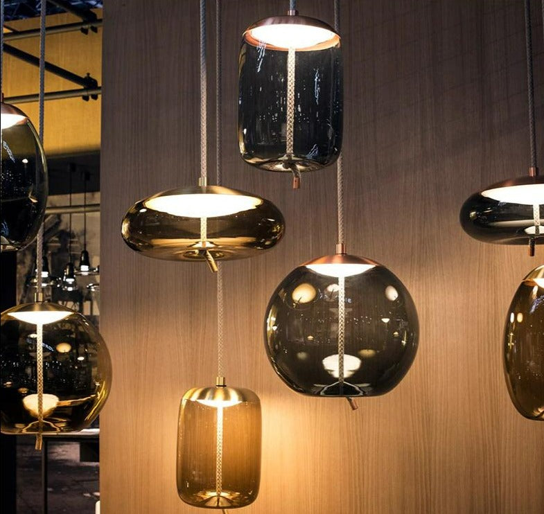 Nordic Rope & Glass Pendant Lights