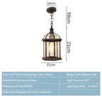 Waterproof Garden Pendant Light