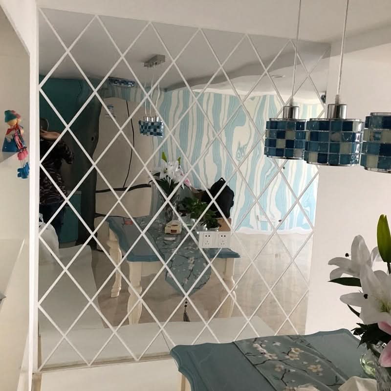 LumaShape 3D Wall Mirror — Layered Geometric Mirror Panels