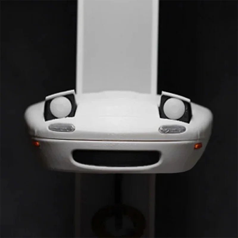 RetroBeam Wall-Mounted Car Headlight Key Organizer - Classic Shell Design