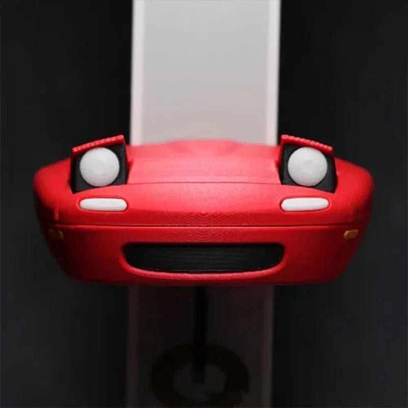 RetroBeam Wall-Mounted Car Headlight Key Organizer - Classic Shell Design