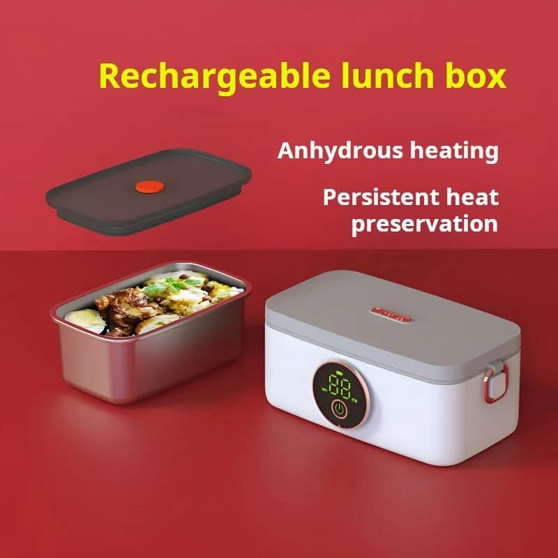 Cordless Electric Lunchbox 16000mAh Battery 5-Level Heating - Euroselle