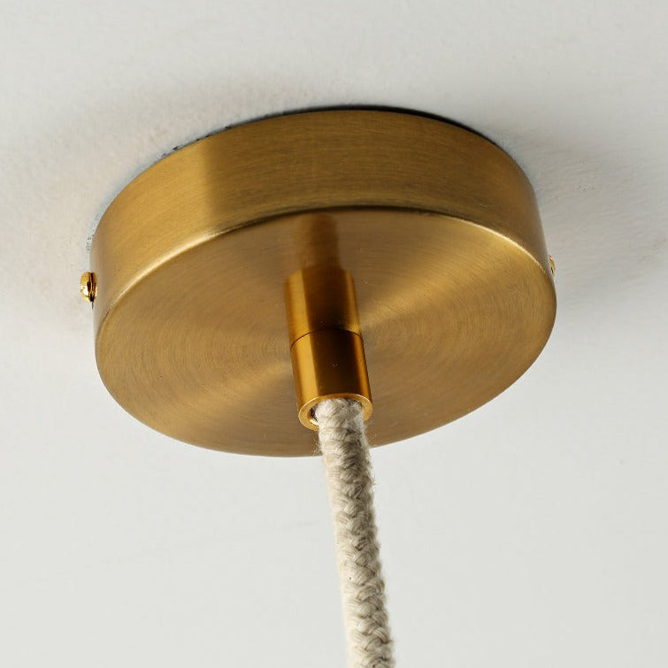 Nordic Rope & Glass Pendant Lights